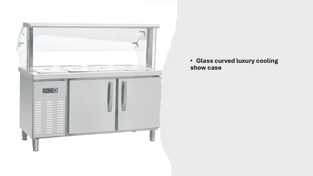 Glass Curved Show Case