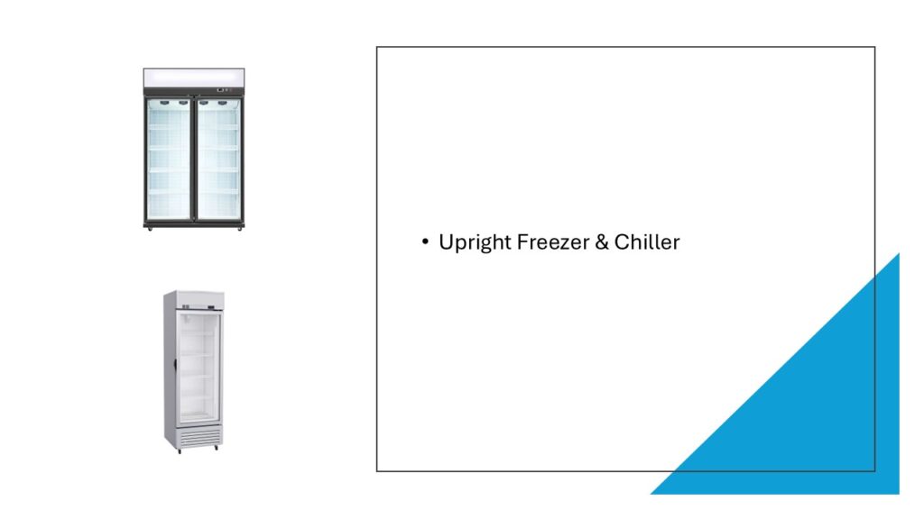 Upright Freezer and chiller