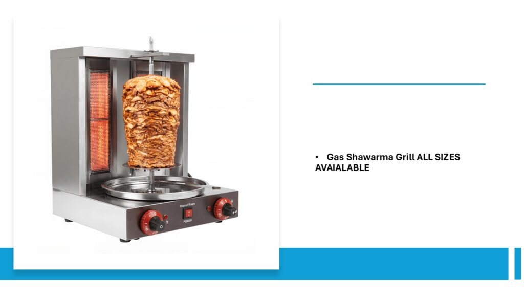 Gas Shawarma Grill All Sizes